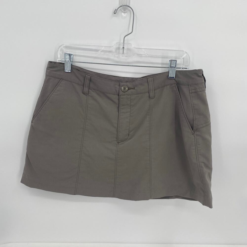Patagonia Inter-Continental Hideaway Skirt Tan Custom Shortened Size 14